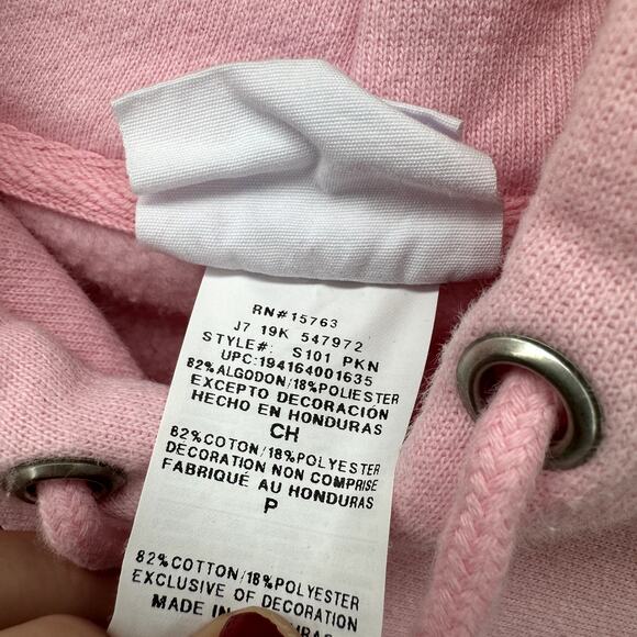 Champion Hoodie Womens Small Pink HAVE A NORTHSIDE DAY Pullover Reverse Weave - Picture 7 of 9